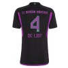 Maglia ufficiale FC Bayern Monaco De Ligt 4 Trasferta 2023-24 per Bambino